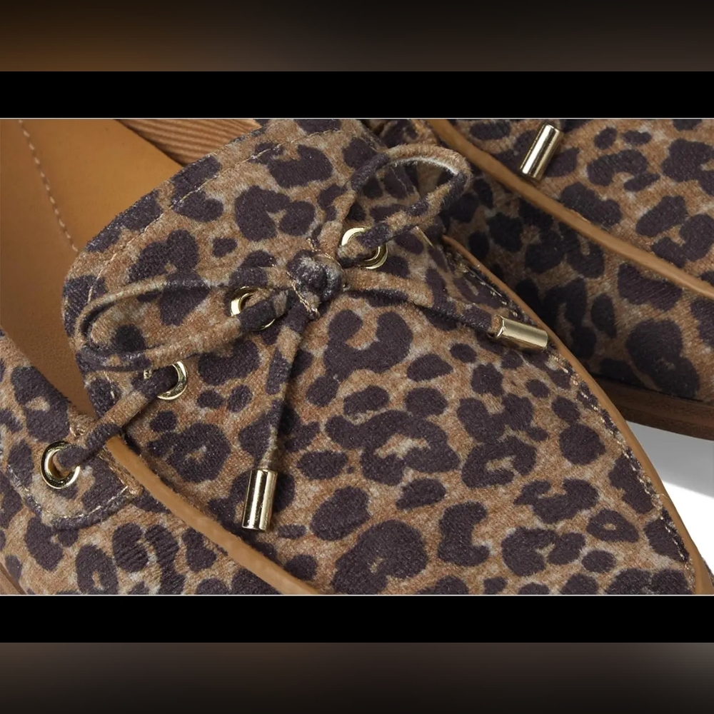 Dolce Vita Animal Print Loafers Size 7.5 - Picture 8 of 11